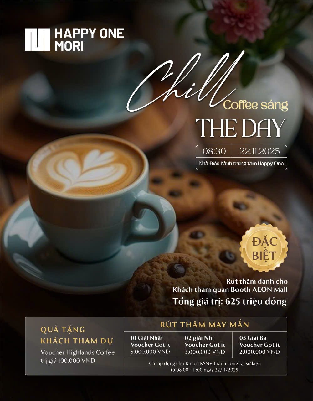 DANH SÁCH QUÝ KHÁCH MAY MẮN NHẬN QUÀ TẶNG THAM QUAN BOOTH TỪ HAPPY ONE MORI!