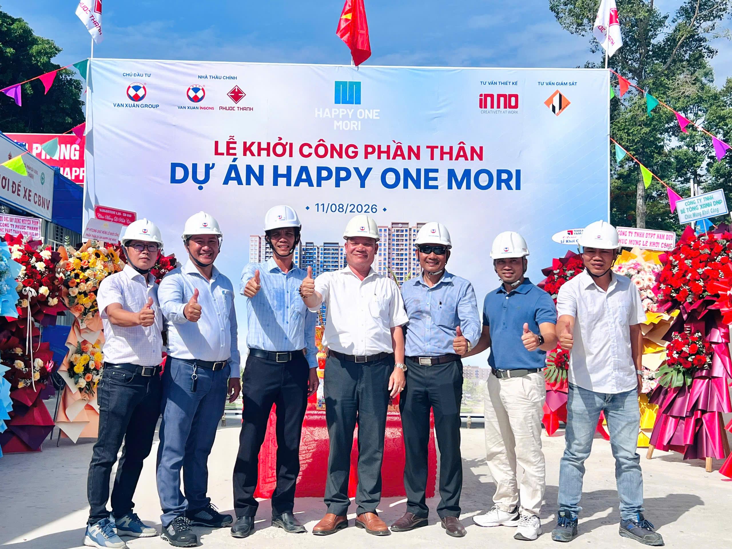 Happy One Mori : Lễ Khởi công phần thân 08.2026