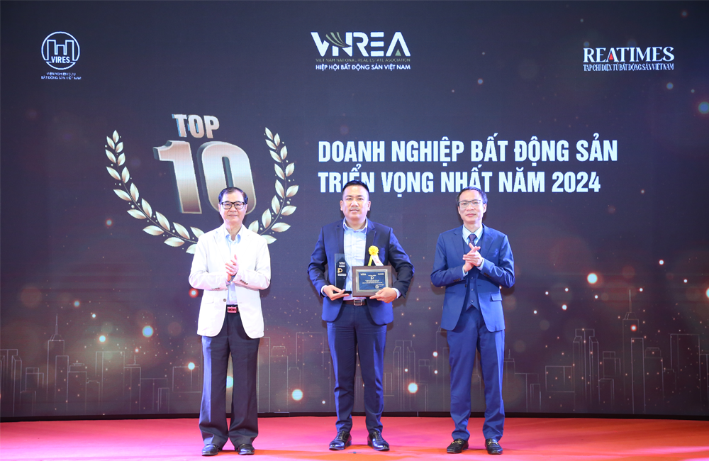 VẠN XUÂN GROUP - “TOP 10 DOANH NGHIỆP BĐS TRIỂN VỌNG NHẤT NĂM 2024” 
