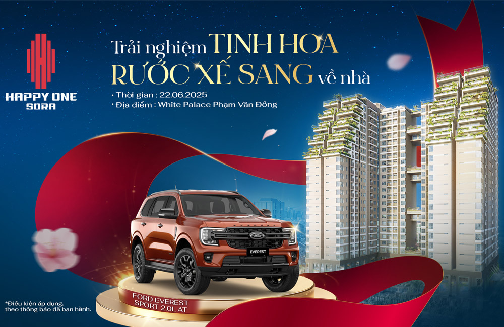 Ra mắt Happy One Sora – Dự án tâm điểm thị trường căn hộ TP Thủ Đức