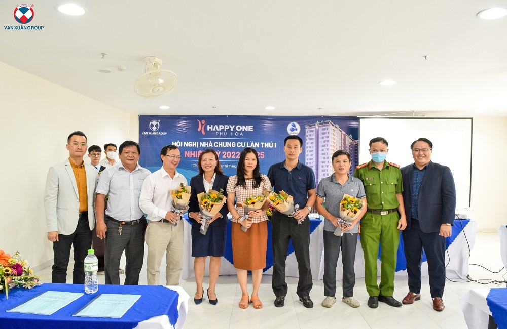 Vạn Xuân Group tổ chức thành công Hội nghị nhà chung cư lần thứ I – Happy One Phú Hòa (nhiệm kỳ 2022 – 2025)
