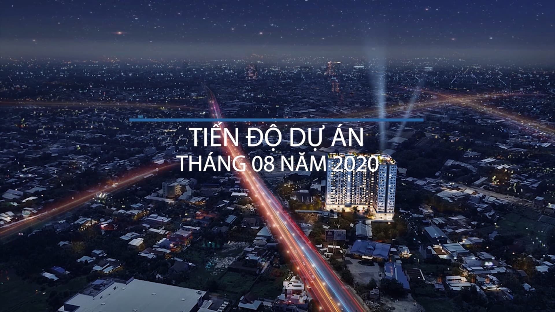 Building progress of HAPPY ONE - Phu Hoa in August 2020